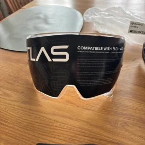 Atlas visir till hjälm kompatibelt med 3.0 och 4.0 svart Endast denna vecka