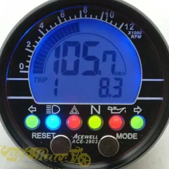 Acewell ACE-2803 mini hastighetsmätare svart Expressleverans