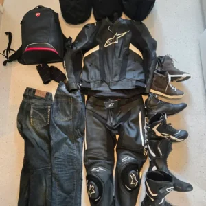 Alpinestars skinnställ stövlar/skor, hjälmar HJC, LS2 & Scorpion m.m. Premium