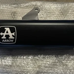 Arrow Slip On, svart, Triumph Tiger Rally PRO Bästa pris