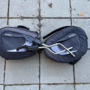 Yamaha FZ8 sidoväskor motorcykel svart Premium