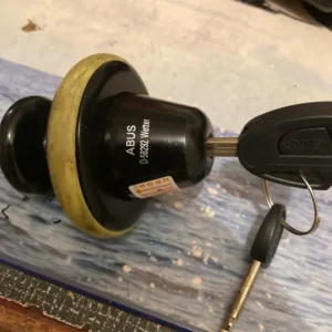 Abus U-locker 160 skivbromslås med nyckel Endast idag