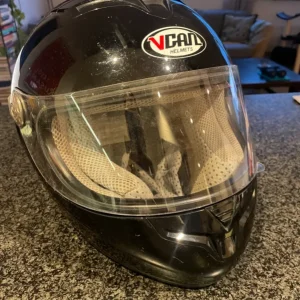 Vcan Integralhjälm svart Bästa pris