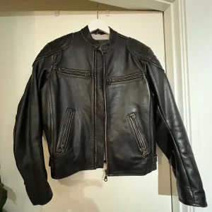 Äkta Halvarsson Mc- jacka Unisex Fri frakt