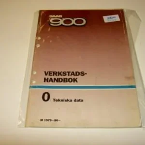 Verkstadshandbok, lätt beg, Tekniska data Endast denna vecka