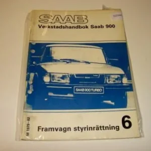 Beställ idag Verkstadshandbok, lätt beg, Framvagn och styrinrättning