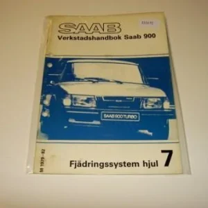 Verkstadshandbok, lätt beg, Fjädringssystem och Hjul Begränsad tid