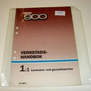 Verkstadshandbok, lätt beg, Leverans- och Garantiservice Nedsatt pris