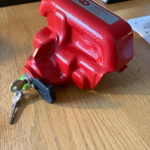 AL-KO Safety Plus låskåpa släpvagnslås röd Sista chansen