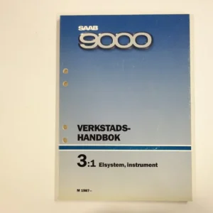 Lågt pris Verkstadshandbok, Elsystem Instrument