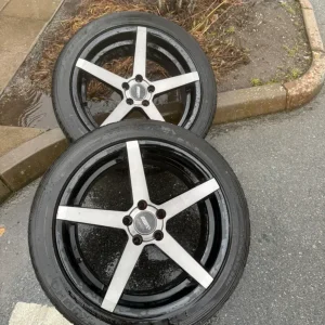 ABS Fälgar / Däck ställbara 112-120 I lager