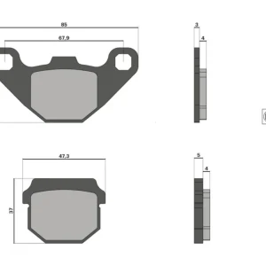 Bromsbelägg Malossi SPORT – Säker prestanda för vardag & sport Lägg i varukorgen