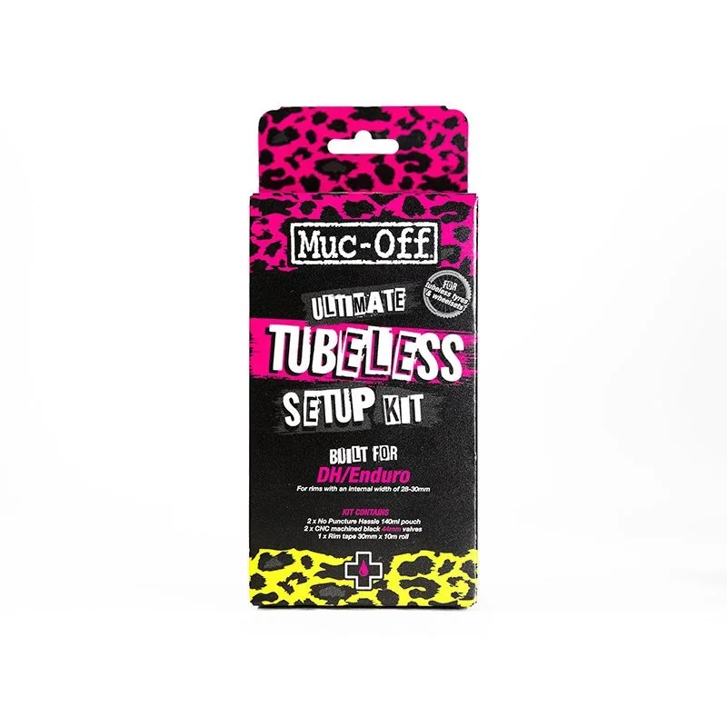 Tubeless kit MUC-OFF XC/Gravel För 23-25 mm Outlet