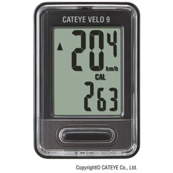 Cykeldator CatEye Velo9 Svart Erbjudandepris