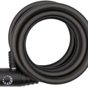 Utförsäljning Spirallås Bike Attitude Mattsvart 10x1800 mm med Nyckel