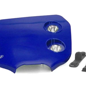 Universalkåpa med dubbla halogenlampor 12V – MC/Moped - Blå Rea