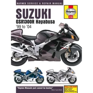 Verkstadshandbok GSX1300R Hayabusa 99-04 Lågt pris