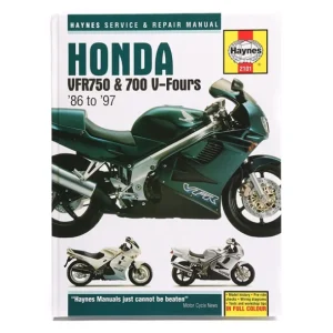 Verkstadshandbok honda VFR750 86-97 Extra rabatt