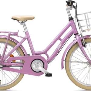 ASTRID Juniorcykel 20" 3 v&auml;xlad med korg. Ljusrosa Beställ idag