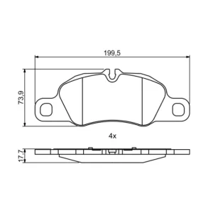 Utförsäljning Bromsbel&auml;ggssats, skivbroms