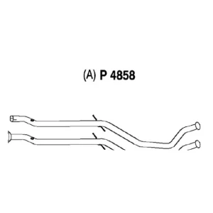 Avgasr&ouml;r, mitt Snabb frakt