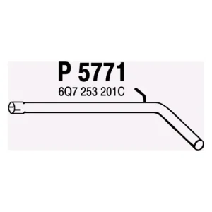 Utförsäljning Avgasr&ouml;r, bak