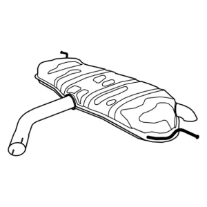 Utförsäljning Bakre ljudd&auml;mpare