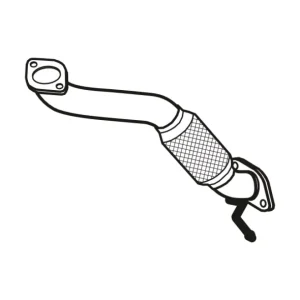 Avgasr&ouml;r, fram Billig