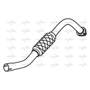 Avgasr&ouml;r, fram I lager