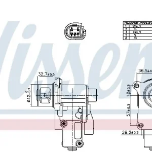 Agr-Ventil, Aluminium, ElektriskNissens 98552 Begränsat erbjudande