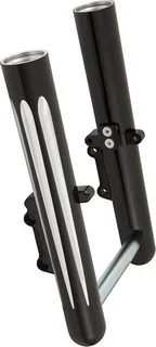 Arlen Ness Fork Legs Hot Legs Deep Cut Dual Disc Black Fork Legs Hot L Populärt val