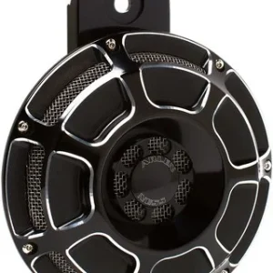 Arlen Ness HornBeveled Black Universal Horn Beveled Blk Custom Fri frakt
